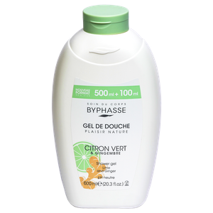 Byphasse gel za tuširanje Lime&Ginger, 600 ml