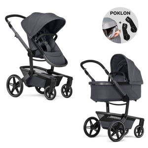 JOOLZ kolica 2u1 Day5 stone grey 540001 + POKLON navlaka za kišu i adapter za autosjedalicu