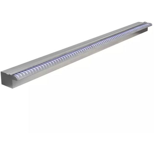 Pravokutna fontana za bazen s LED svjetlom nehrđajući čelik 150 cm slika 6