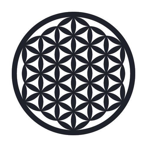 Wallity Metalna zidna dekoracija, Flower Of Life 3 slika 2