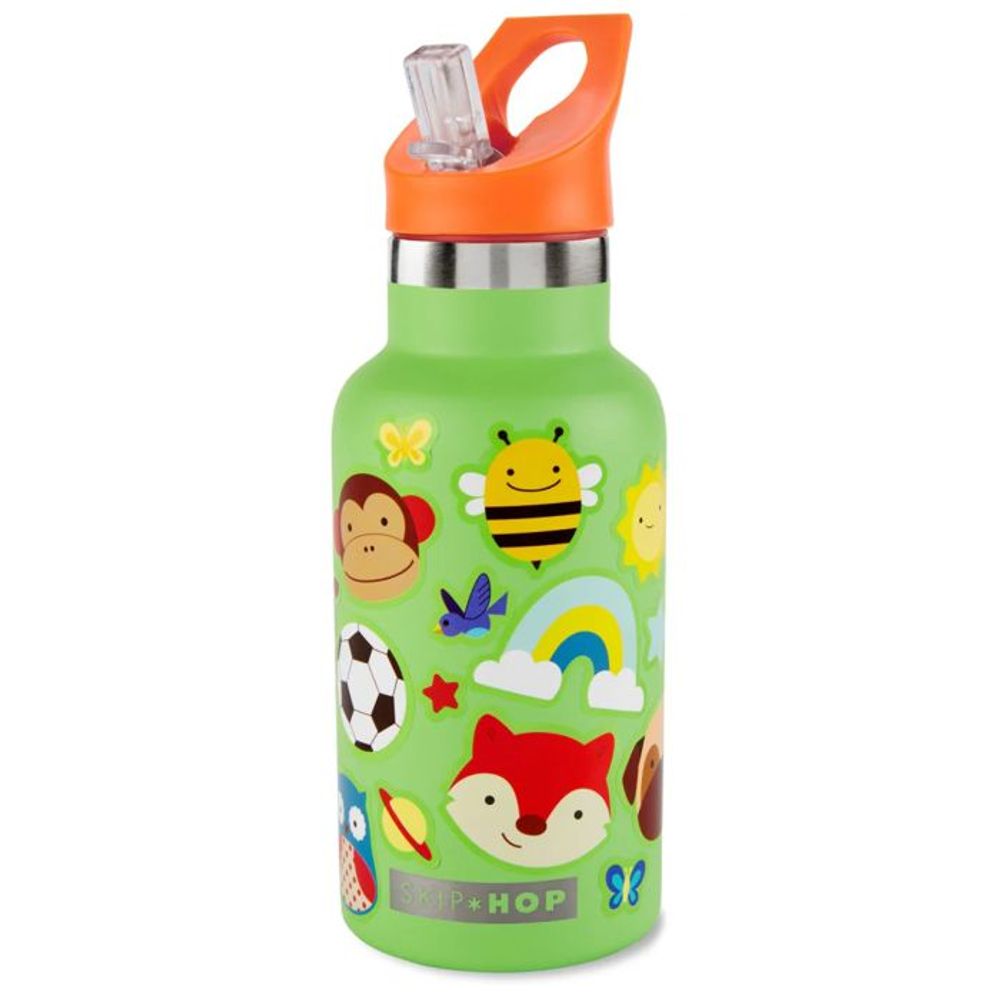 Skip Hop Dječija termosica sa stikerima 380ml, Zelena slika 2