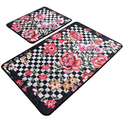 Colourful Cotton Set kupaonskih prostirki (2 komada) Black Rose slika 2