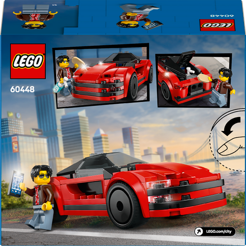 LEGO® CITY 60448 Crveni sportski auto slika 9