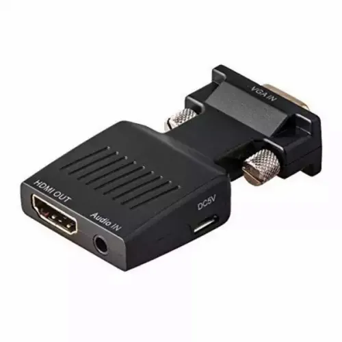 Adapter-konvertor VGA/M IN na HDMI/F OUT  + 3.5mm Linkom NEW slika 1