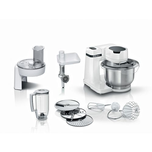 BOSCH kuhinjski aparat MUM Serie 2| Bijela, 700W, 3.8L, 4 Brzine, Inox posuda, SL slika 1