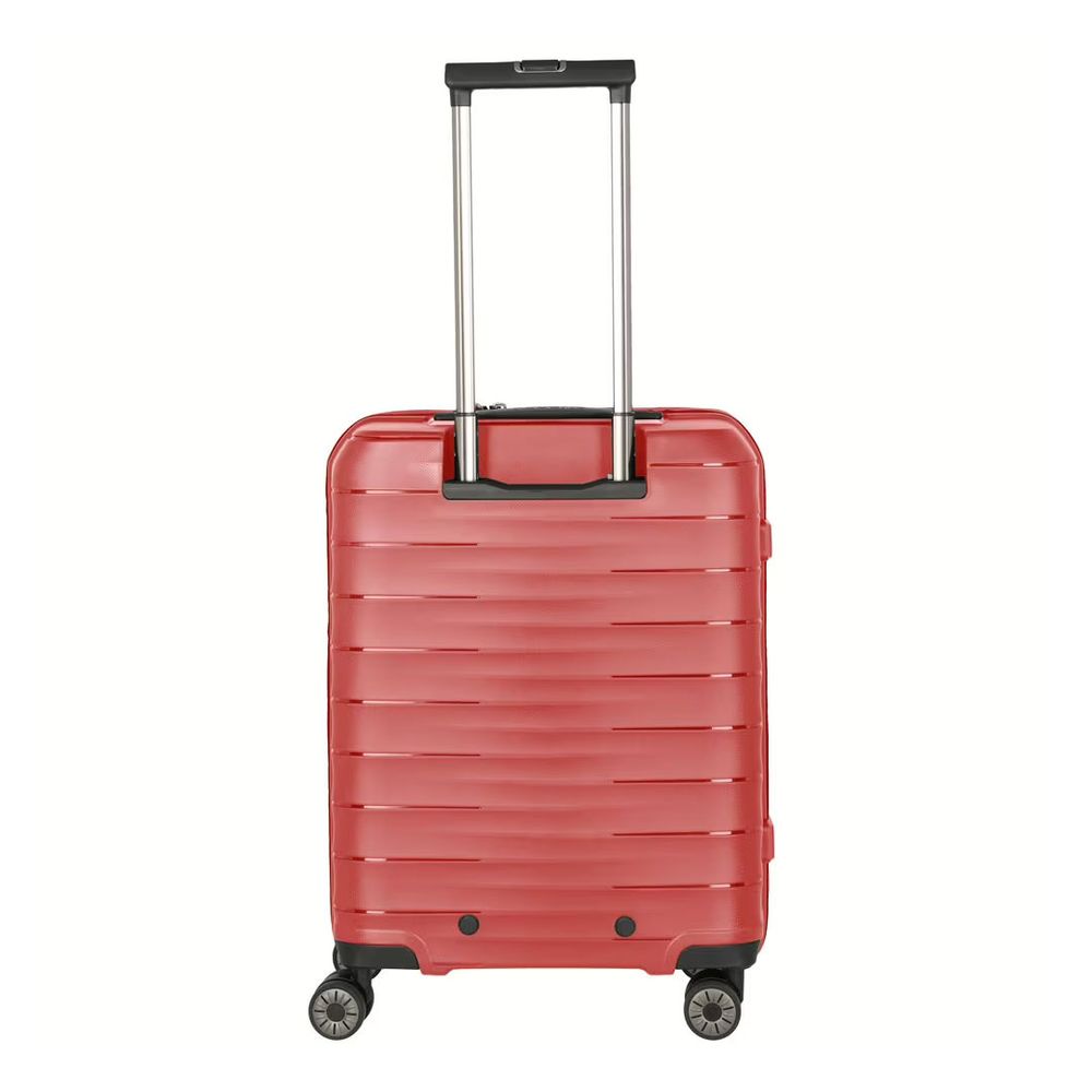 Travelite kofer 55 cm ABS Mooby sa prednjim džepom, 076846-10, crveni slika 3