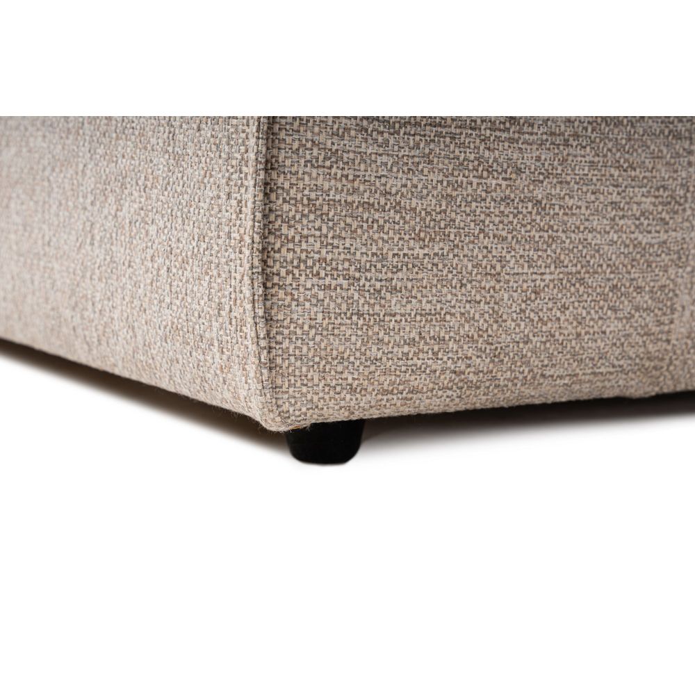 Ugaona Sofa Sora (L1-O1-O1-1R-POUFFE) - Pješčano Bež Boja slika 14