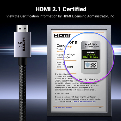 Ugreen 8K Ultra HDMI 2.1 cable - 5M slika 5