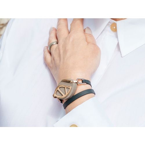 Bellabeat Leaf Urban - Gray Wave Active Bracelet - Rose Gold slika 2