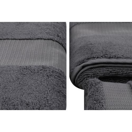 Valencia Set - Dark Grey Dark Grey Towel Set (3 Pieces) slika 4
