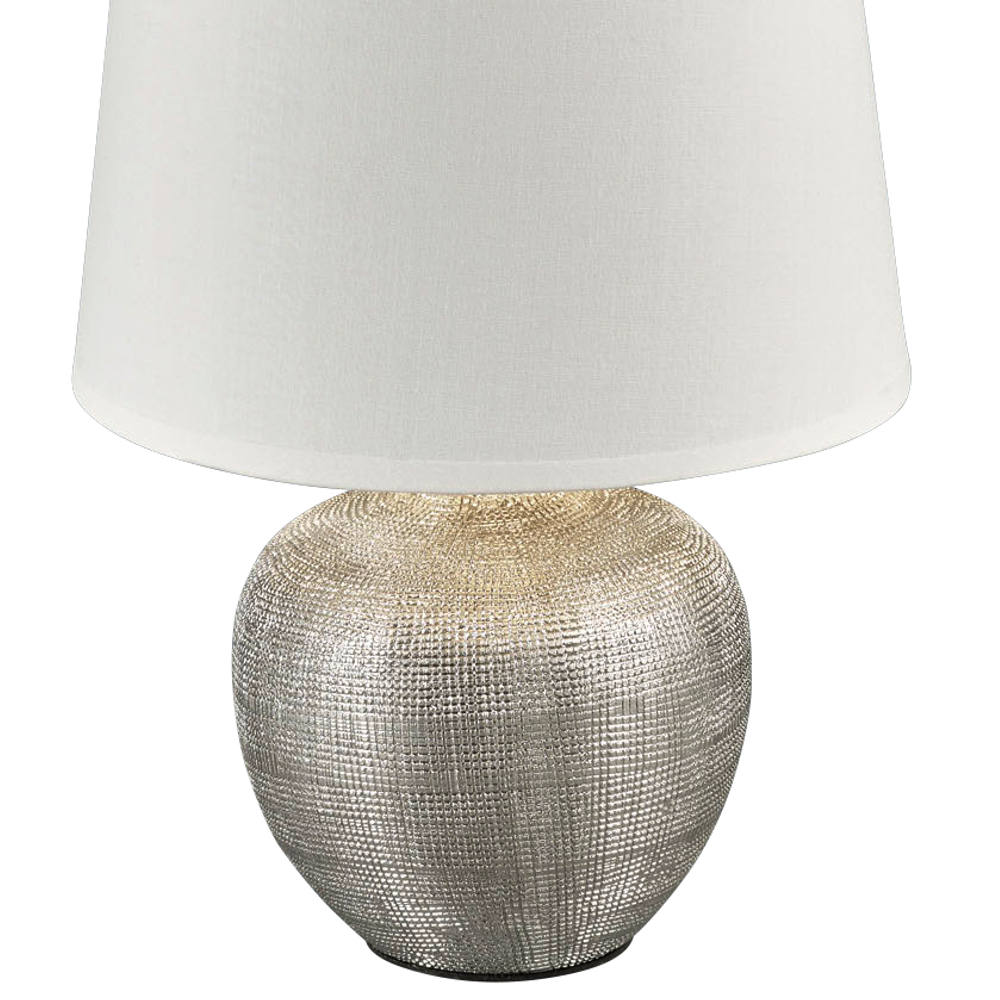 Luxor 26CM. SILVER  stona lampa slika 3