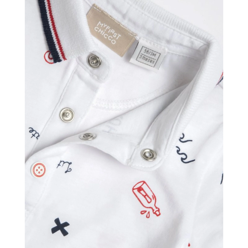 Chicco Polo majica za bebe Mornar slika 2