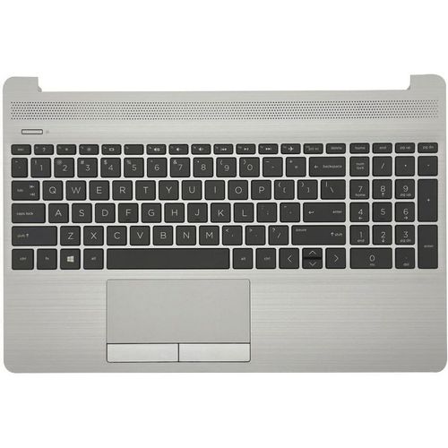 Palmrest (C Cover) sa tastaturom za laptop HP 250 255 256 G8 15S-DU 15-DW srebrni slika 1