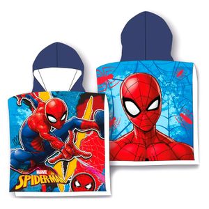 Marvel Spiderman microfibre poncho towel