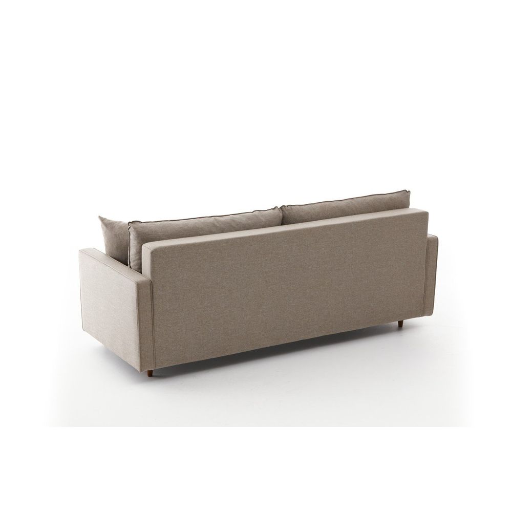Eva - Krem Sofa na Razvlačenje za 3 Osobe slika 7