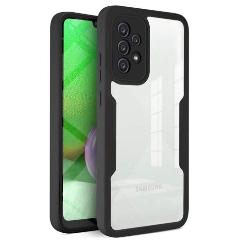 Techsuit – ColorVerse 360 ​​Series obostrana zaštitna maska za Samsung Galaxy A52 4G / A52 5G / A52s 5G – crna slika 1