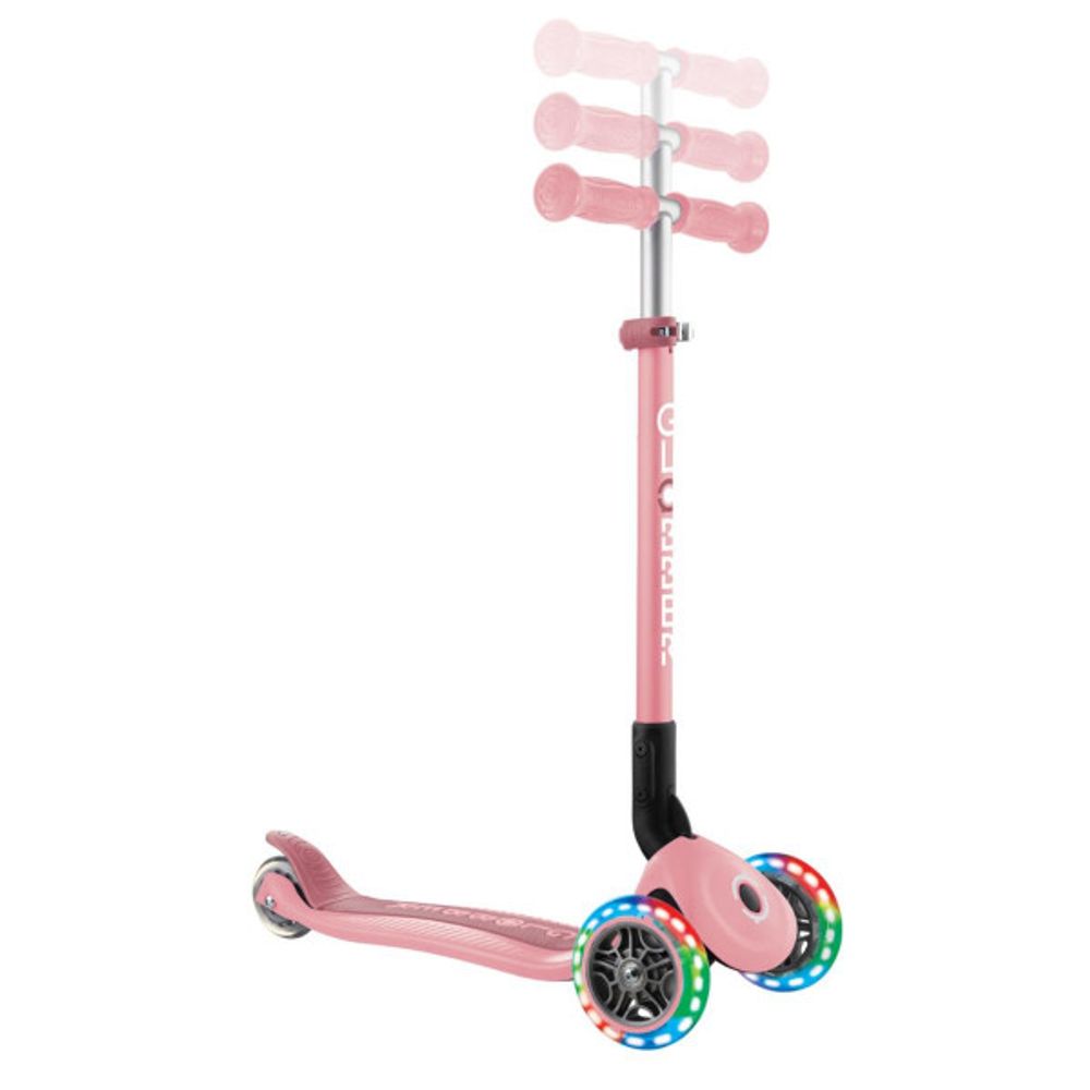 Globber Romobil sa LED svjetlećim točkovima Primo Lights Ntgb0000423-710, Pastel Pink slika 4