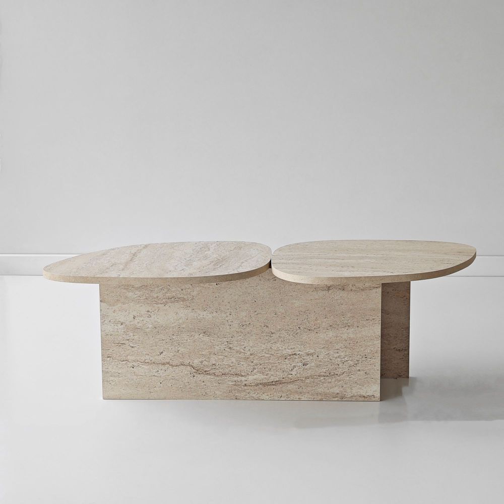 Stol za kafu Stones – boja: travertin slika 9