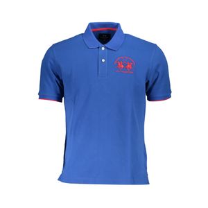 LA MARTINA POLO SHORT SLEEVE MAN BLUE