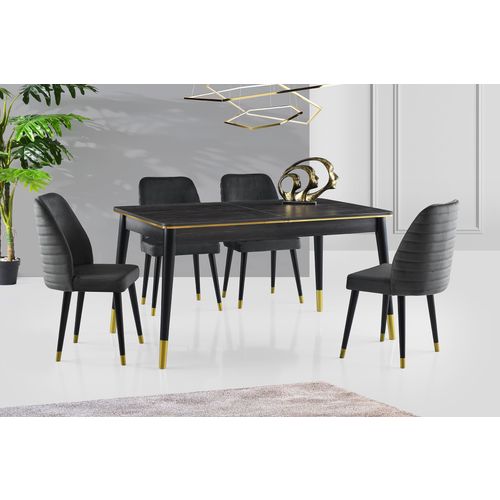 Flora - 1111 Black
Gold Extendable Dining Table slika 1