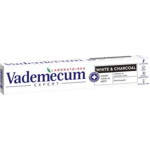 VADEMECUM pasta za zube White&Charcoal 75 ml slika 1