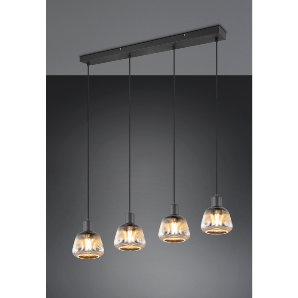 Trio Lightning luster TARIFA 4, boja crna mat slika 2