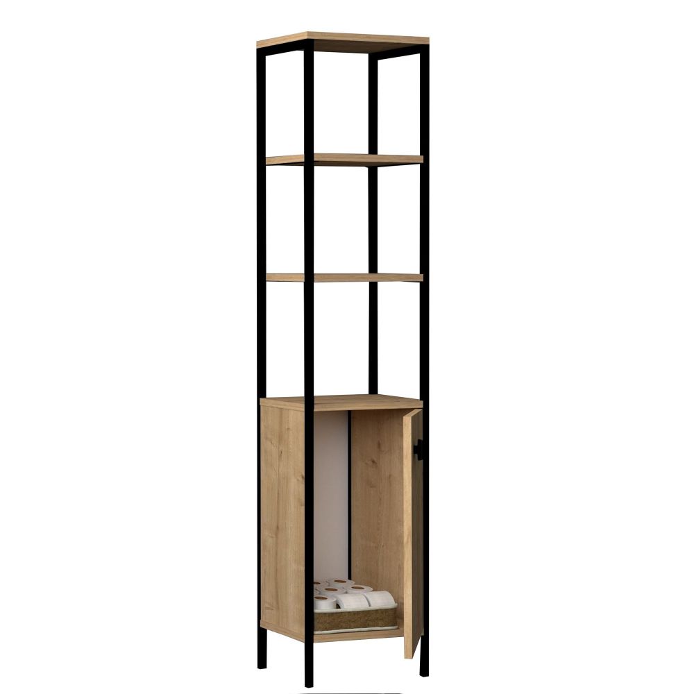 Derin Sapphire Anthracite Kupaonski Ormar slika 3