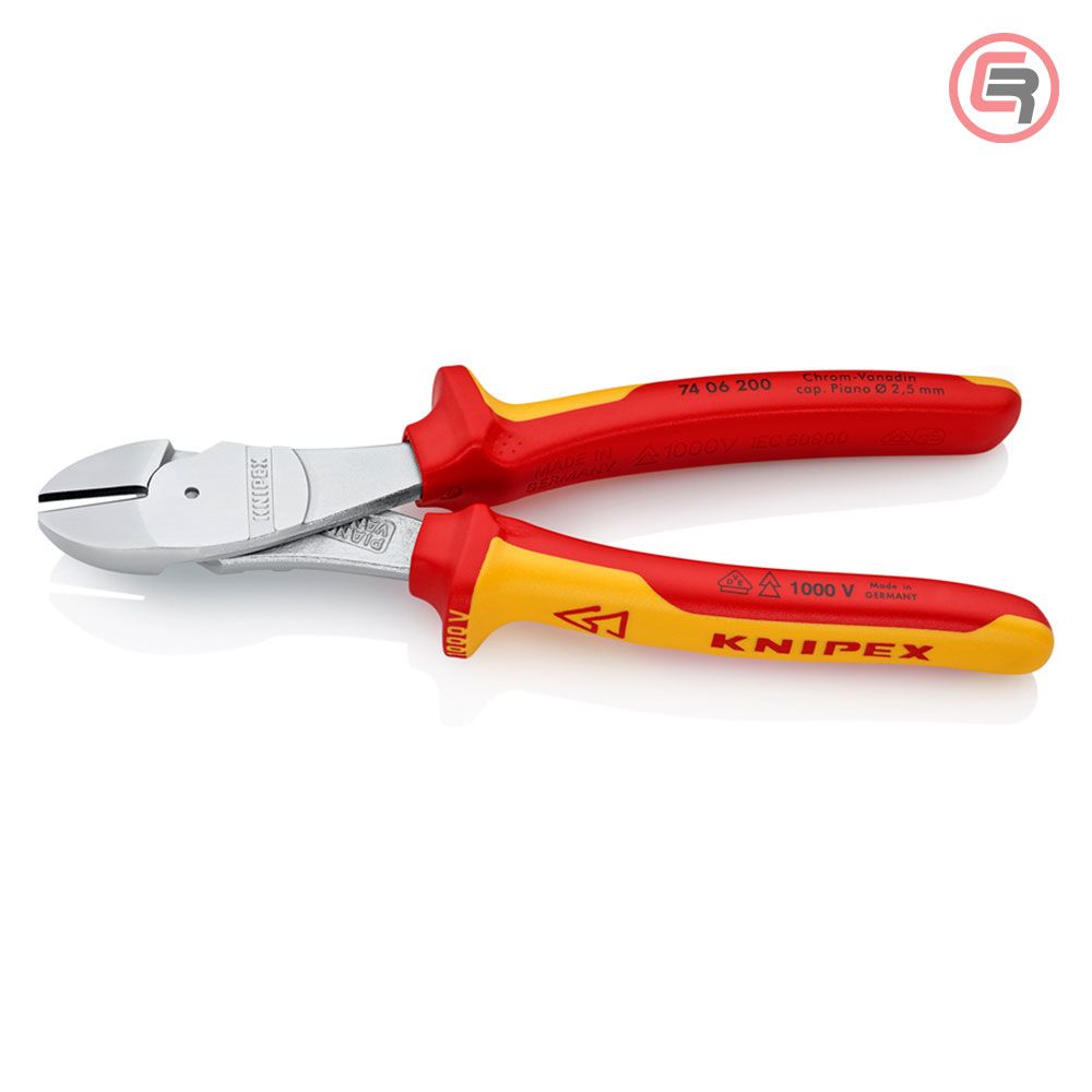 Knipex Kliješta Bočna Sječa – Sječice Ojačana 200mm 1000V – 74 06 200 slika 2