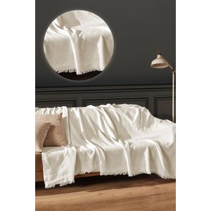 Merlin - Ecru Ecru Sofa Cover