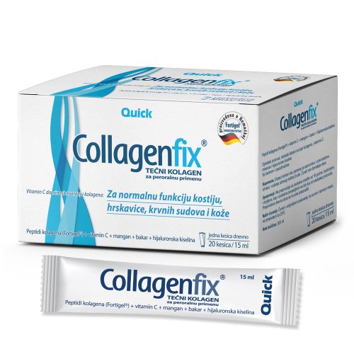 Collagenfix Direct, bioaktivni peptidi kolagena, oralni rastvor 20x15 ml kesica, Quick slika 1