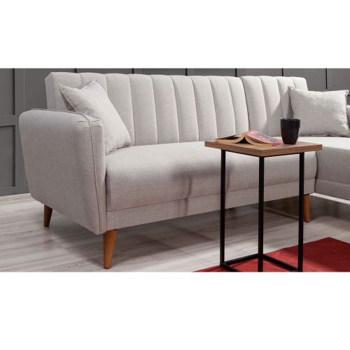 Atelier Del Sofa Kutna garnitura, Aqua Corner Right - Cream slika 3