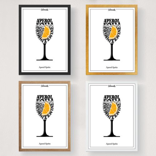 Wallity Poster A4, Aperol Spritz - 2052 slika 3