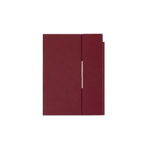 VELVET Notes sa magnetnim preklopom A5 - Bordo VELVET