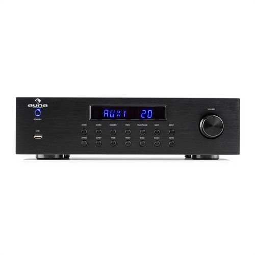 Auna AV2-CD850BT 4-zona stereo pojačalo, Crna slika 8