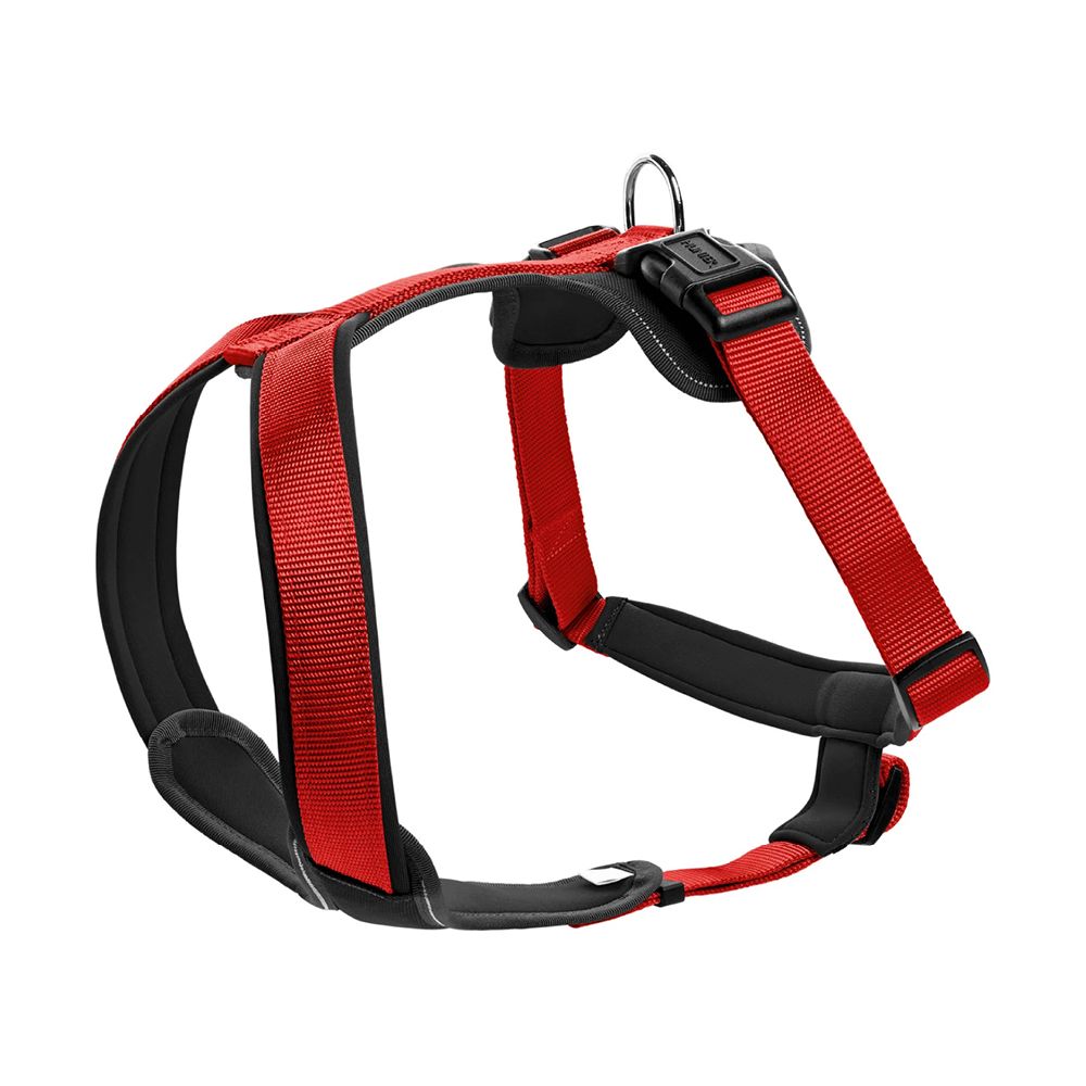 Hunter oprsnica za pse Neopren najlon crvena/crna slika 1