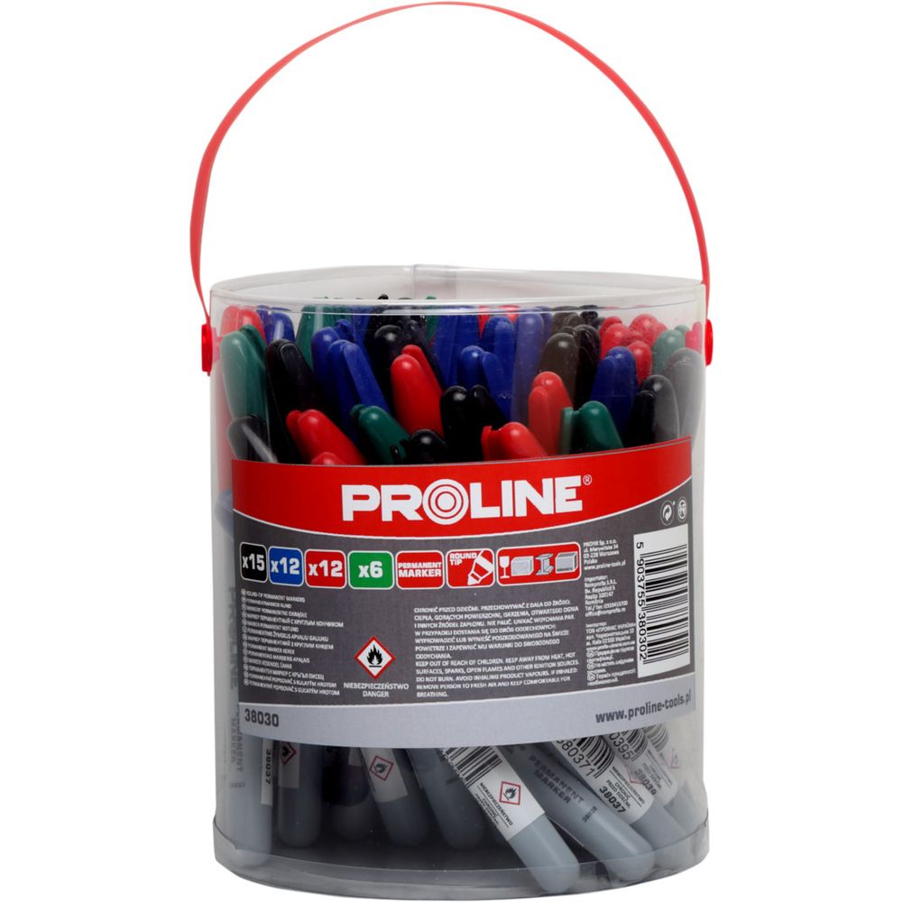 MARKER "BULLET" TRAJNI 4 BOJE PROLINE  38033 slika 2