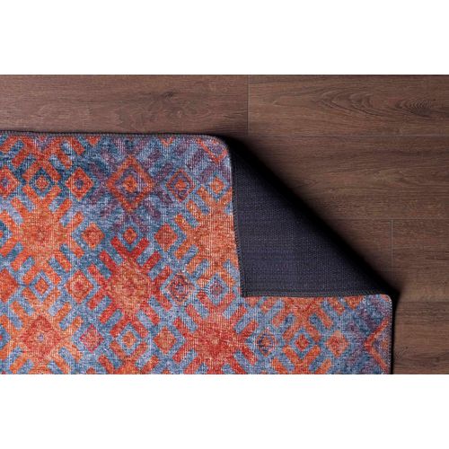 Funk Chenille - Orange AL 06  Multicolor Carpet (140 x 190) slika 4