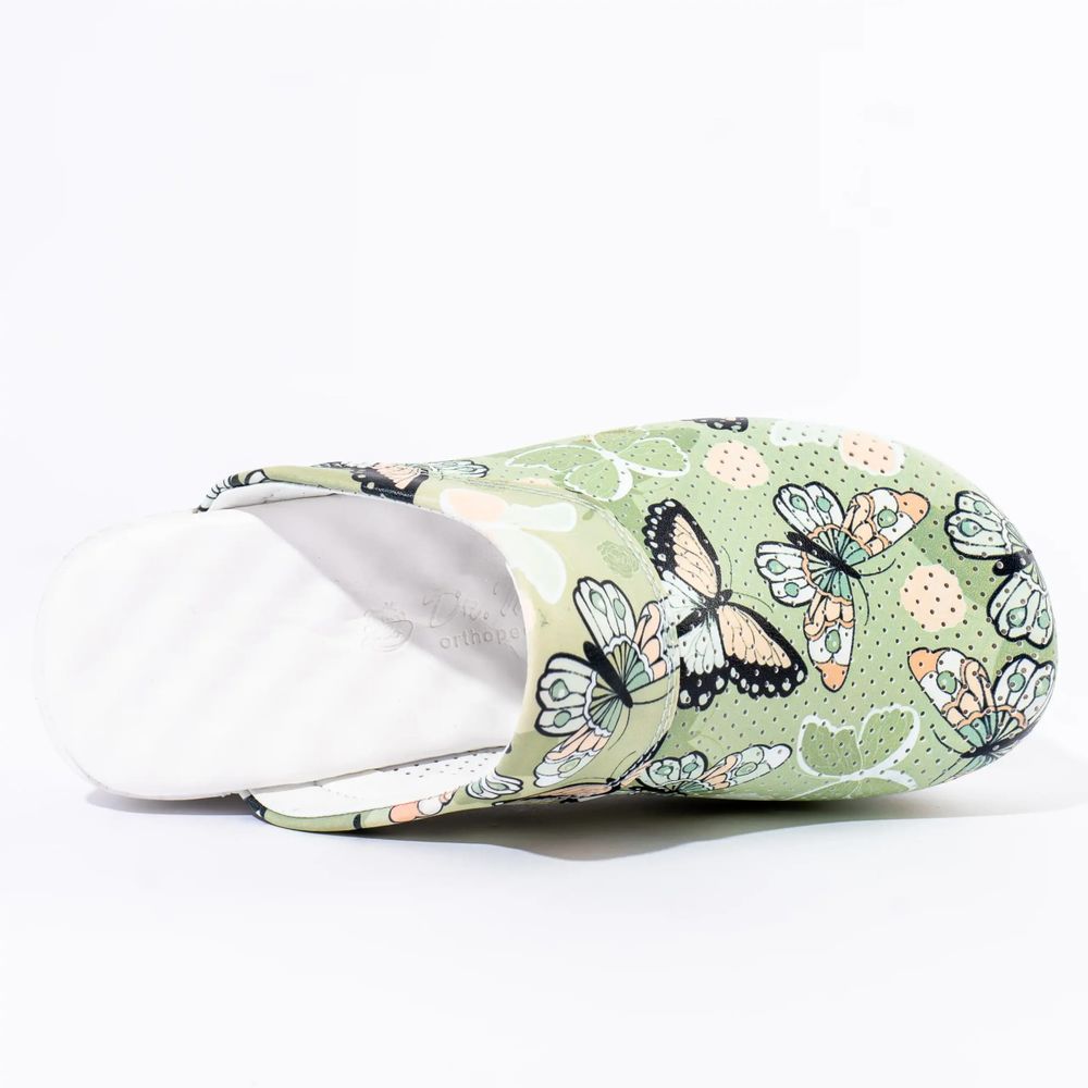Dr. Mitra Air Max Ortopedske klompe Butterflys - Mint slika 3