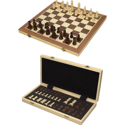 Igra društvena šah GRAND u drv. kutiji 38x19x5 cm slika 1
