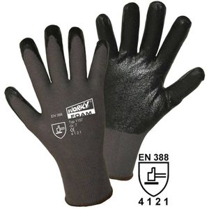 L+D worky FOAM Nylon-Nitril 1157-S najlon rukavice za rad Veličina (Rukavice): 7, s EN 388 CAT II 1 St.