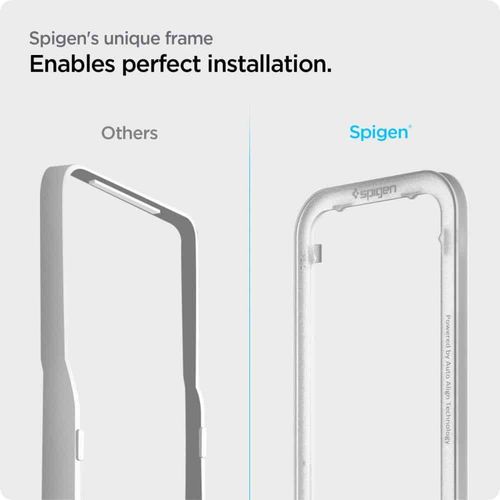 Spigen ALM Glass FC 2 kom kaljeno staklo za cijeli zaslon za iPhone 13 mini s crnim okvirom slika 6