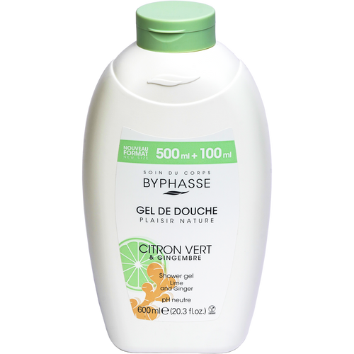 Byphasse gel za tuširanje Lime&Ginger, 600 ml slika 1
