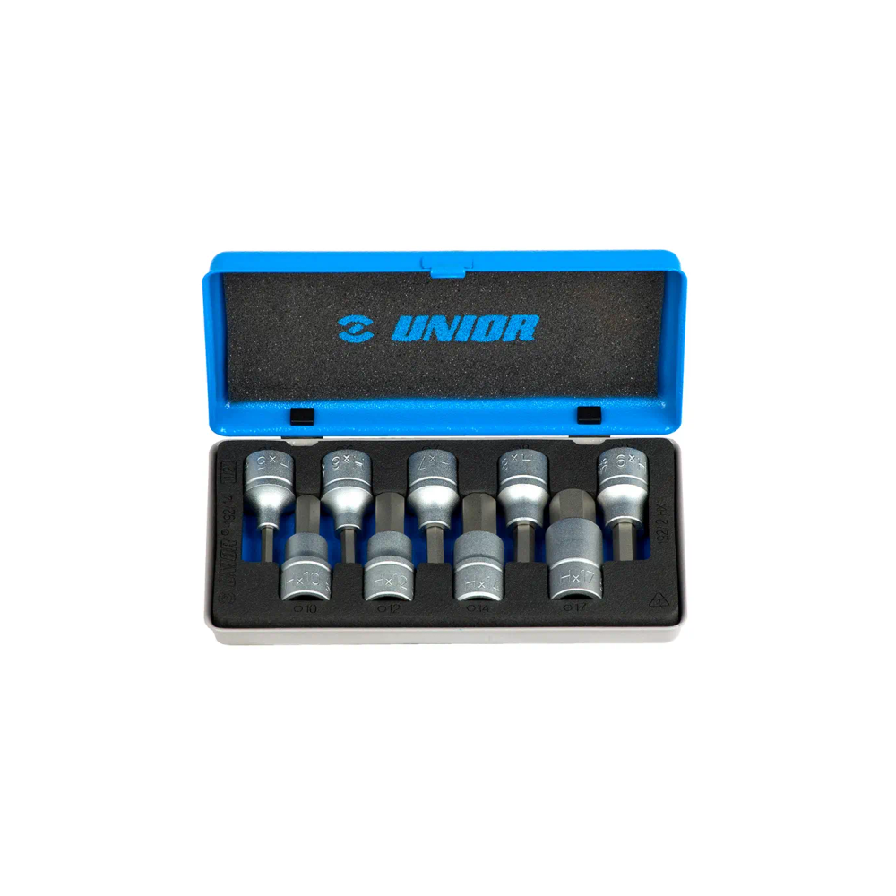 Unior - Garnitura nasadnih imbus ključeva 1/2" u metalnoj kutiji 192/14 slika 1
