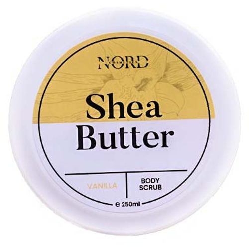 NORD Shea butter scrub za telo - vanila 250ml slika 1