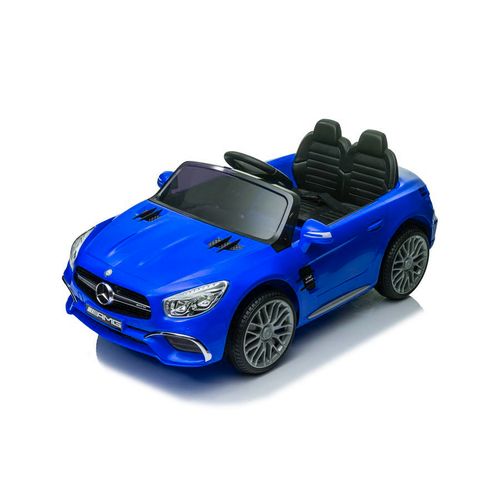 Licencirani auto na akumulator Mercedes SL65 S LCD - plavi/lakirani slika 2