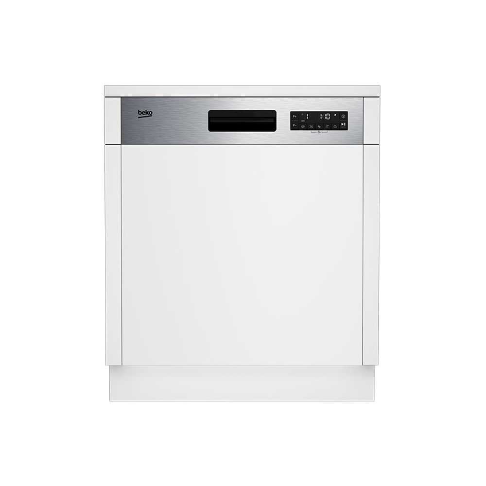 Beko polu-ugradbena Mašina za suđe BDSN 28530X slika 1
