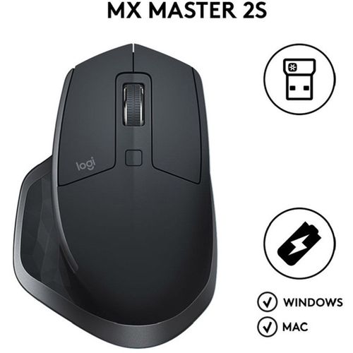 Logitech MX Master 2S Wireless Mouse Graphite slika 3