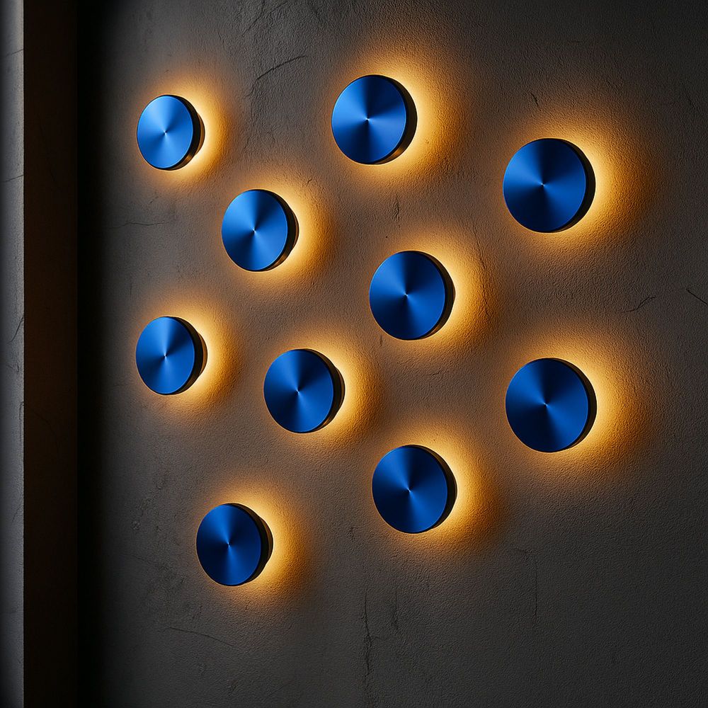 Zidna Lampa Aura - 15520 - S - M, boje: Plava slika 3