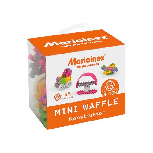 Marioinex set Waffle kockica konstruktor rozi 35kom. slika 1