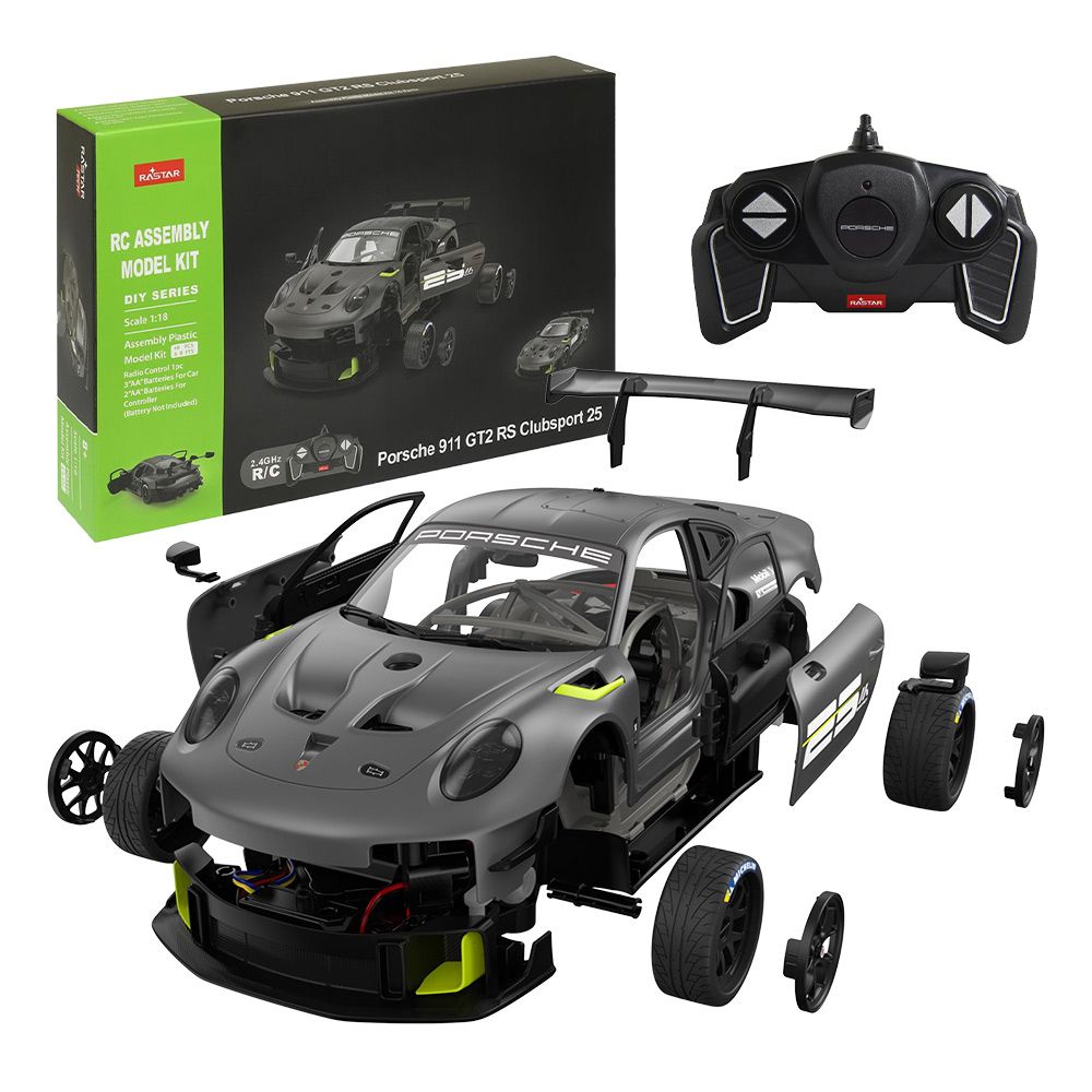 RASTAR Auto Porsche 911 GT2 R8 Clubsport / Kit za sklapanje na daljinsko upravljanje 1:18  slika 1